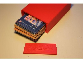 yu-gi-oh deck kutusu oyunlar kartı güverte 3d print model - Mito3D