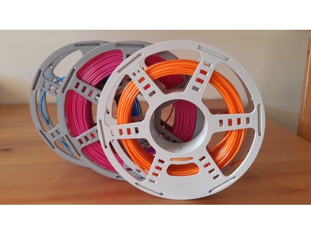 filament spool lite 3d printer accessories sample holder 3D print model - Mito3D