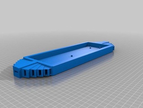peacock - art deco 60 keyboard case computer mechanical keyboards 3d print model - Mito3D
