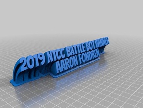 ntcc bb aaron office kundengebundene 3d print model - Mito3D