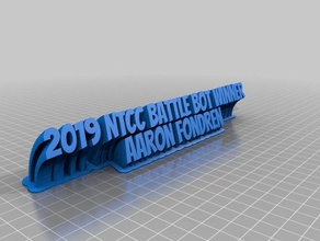 ntcc bb aaron office customized 3d print model - Mito3D