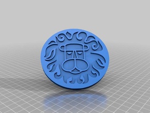 segno zodiacale leone La stampa 3d 3d print model - Mito3D