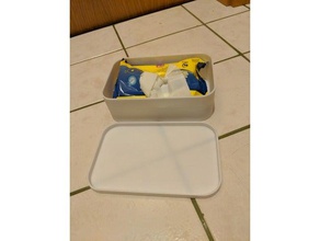 umido scatola del tessuto utensili & caselle su misura 3d print model - Mito3D