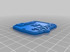 zzzz Anahtarlık özelleştirilmiş 3d print model - Mito3D