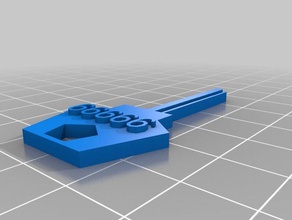 bump key household supplies bumper 3d print model - Mito3D