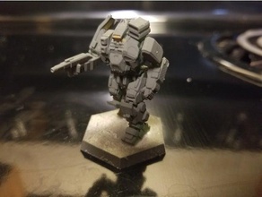 fmo estilo ilusionista hellhound modelo de robôs battletech 3d print model - Mito3D