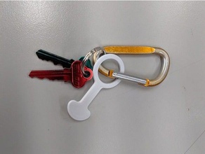 alışveriş sikke kilidi Anahtarlık arabası araçlar sepeti simgesi token trolley anahtarı belirteci 3d print model - Mito3D