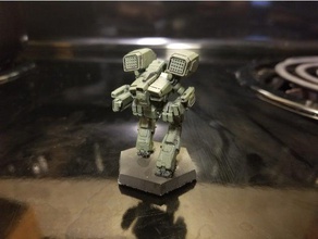mwo stile lupus modello di robot battletech 3d print model - Mito3D