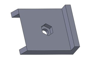 quick coupling plate tripod camera 3d print model - Mito3D