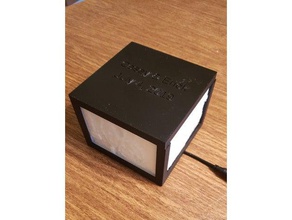 customizable lithophane box - any size art led light lithopane stand litopane 3d print model - Mito3D