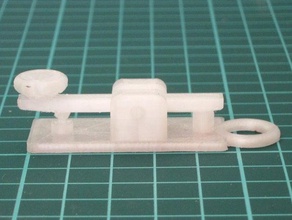 mais-chave do chaveiro eletrônica presunto keyholder 3d print model - Mito3D