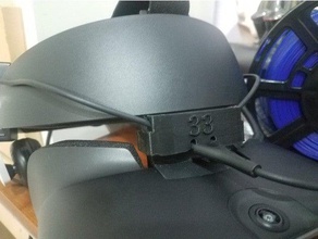 oculus rift s - bionik mantis headphone cable tidy video games 3d print model - Mito3D