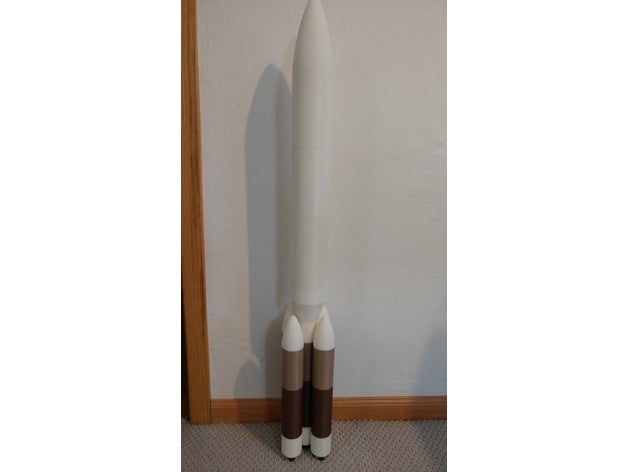 1-100 atlas v phase 3a vehicles rocket space spaceship ula 3D print model - Mito3D