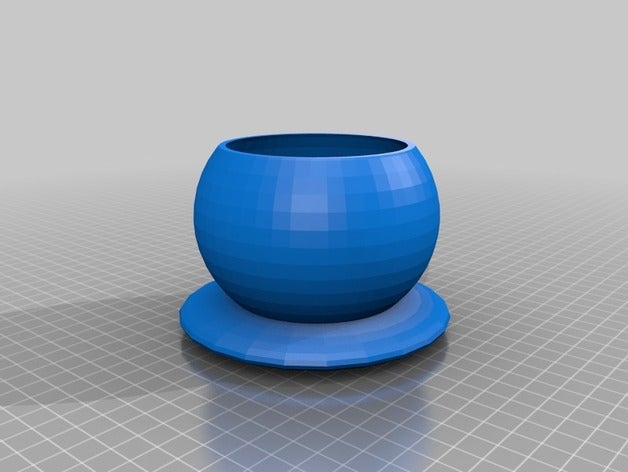 flower pot 3d printing 3D print model - Mito3D