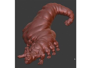 king worm iii games critter monster tabletop gaming 3d print model - Mito3D