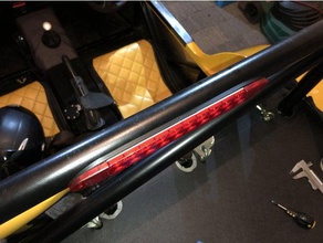 hella 3ème feu de freinage roll-bar, la plaque montage l'automobile frein kitcar lumière le mont roll-bar westfield 3d print model - Mito3D