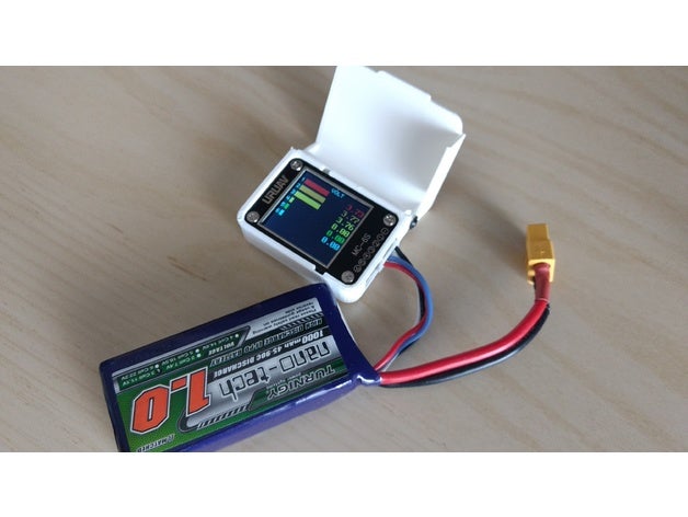 uruav mc-6s Akku-checker-box diy Batterie checker lipo 3D print model - Mito3D