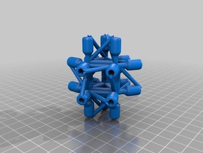 modular beam nodes set engineering 3d print model - Mito3D