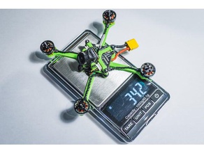 1s 2s palito crazybee quadro grito vtx monte caddx eos2 de montagem câmera r c veículos carbono drone fpv micro quadcopter quad pequeno 3d print model - Mito3D