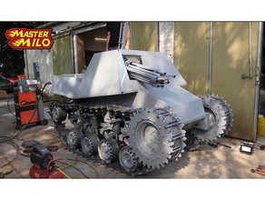 mastermilo's homebuild tank automotive 3d print model - Mito3D