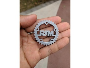 rjm engineering-logo keychain logo personalisierte Schlüsselanhänger persönliche Marke 3d print model - Mito3D