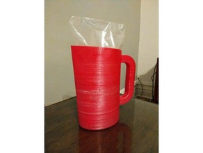 milk bag holder kitchen & dining pitcher 3d print model - Mito3D
