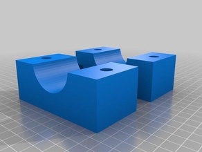 my customized bearing block parts 3d print model - Mito3D