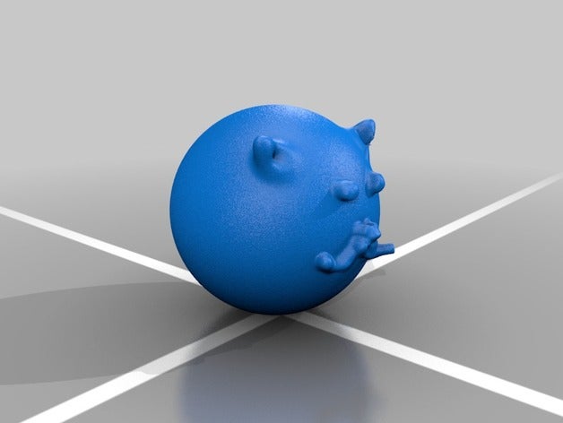 cabeça de gato A impressão 3d animais cat 3D print model - Mito3D
