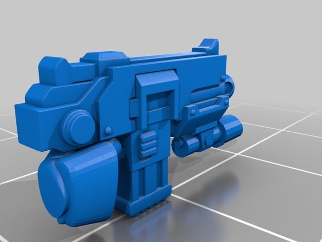 aux grenade launcher props 3D print model - Mito3D