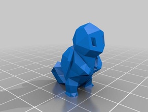 squirtle 15x25x26mm 3d printing 3d print model - Mito3D