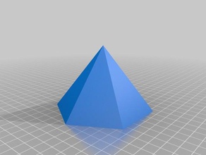 pir mide hexagonal learning crystallography 3d print model - Mito3D