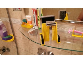 stand men s shaving stuff bathroom accessories organizer 3d print model - Mito3D