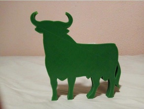 toro de osborne signos y logotipos bull 3d print model - Mito3D