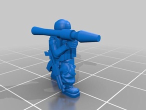 late cold war ussr mechanized infantry 1 100 people 15mm soldier 3d print model - Mito3D