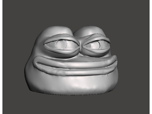 pepe creatures emote frog twitch 3D print model - Mito3D
