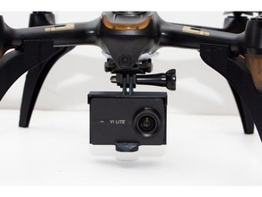 xiaomi yi lite di montaggio videocamera gopro sistema la fotocamera 3d print model - Mito3D