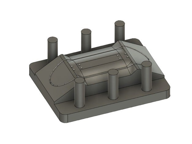 professionelles fingerboard mold-shaper - Griffbrett Schimmel 3D print model - Mito3D