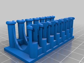 alpha tear de borracha da banda pulseiras a arte 3d print model - Mito3D