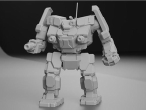 aws-8q awesome battletech toys & games boardgame boardgames mech mechwarrior mwo robot toy wargame wargames wargaming 3d print model - Mito3D
