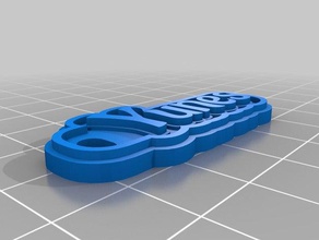 yunes keychains customized 3d print model - Mito3D