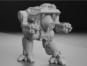 dire wolf primo aka daishi rivisitato battletech giochi e giocattoli gioco da tavolo boardgames mech mechwarrior in miniatura miniature mwo robot di terreno giocattolo i wargame wargames-giochi guerra 3d print model - Mito3D