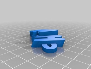 hilda Schlüsselanhänger kundengebundene 3d print model - Mito3D