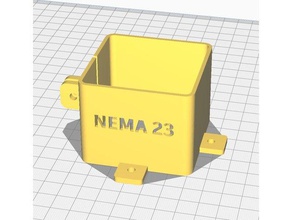 nema-23 mount diy 3d print model - Mito3D