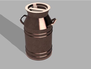 old milk can containers container farm 3d print model - Mito3D