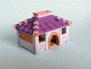 legend zelda link's awakening old man ulrira's house buildings & structures 3d print model - Mito3D