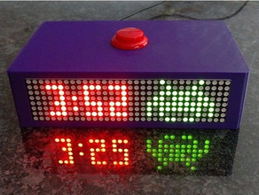 space invaders reloj la electrónica arduino nano 3d print model - Mito3D