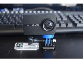 gopro-mount-adapter für jede action camera Kamera gopro 3d print model - Mito3D