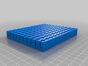 meine angepasste hex bit-Halter 12 x 10 120 slots Werkzeug-Halterungen & - Boxen kundengebundene 3d print model - Mito3D