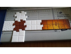 advanced heroquest tiles toys & games board corridor dungeon floor 3d print model - Mito3D