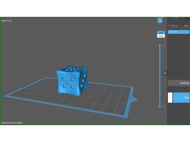 raised corner dice 3d printing dnd gaming tabletop 3D print model - Mito3D